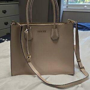 Michael Kors Beige Satchel Bag